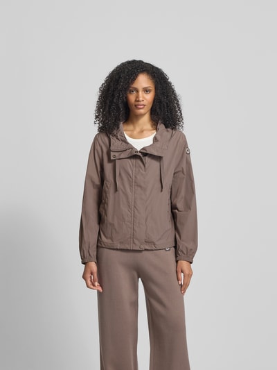 Kenzo Windbreaker mit Kapuze Taupe 4