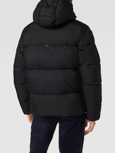 Tommy Hilfiger Gewatteerd jack met labelprint, model 'LOFT' Zwart - 5