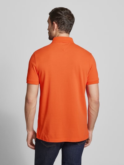 Tommy Hilfiger Regular Fit Poloshirt mit Label-Detail Orange 5