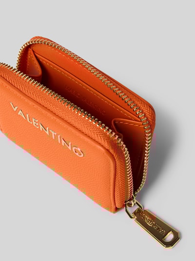 VALENTINO BAGS Portemonnee met logo-applicatie, model 'Fae' Oranje - 3