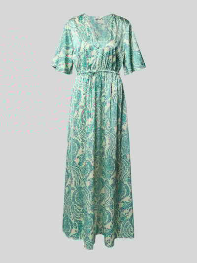 B.Young Maxikleid mit V-Ausschnitt Modell 'Farinela' Lind 2