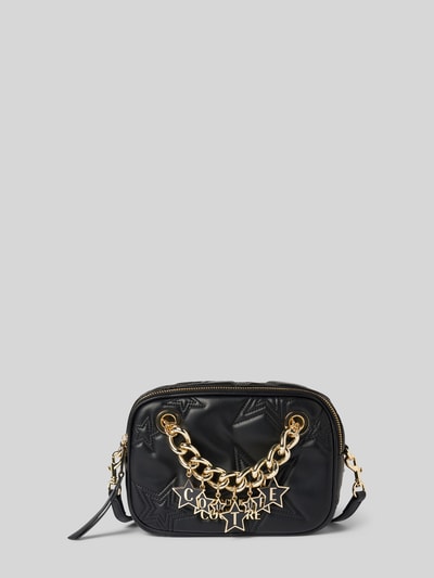 Versace Jeans Couture Handtasche mit Label-Applikationen Black 1