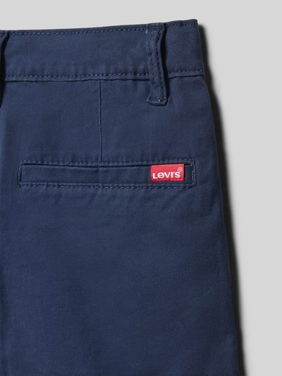 Levi’s® Kids Regular Fit Chinoshorts aus Baumwoll-Mix Marine 2