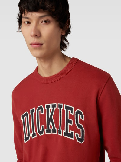 Dickies Sweatshirt met labelstitching, model 'AITKIN' Bordeaux - 3