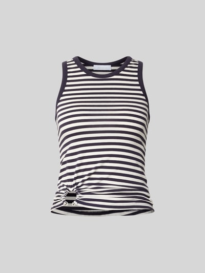 Rabanne Tanktop mit gerippten Abschlüssen Marine 2