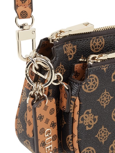 Guess Crossbody Bag und Pochette im Set Modell 'Arie' Dunkelbraun 5