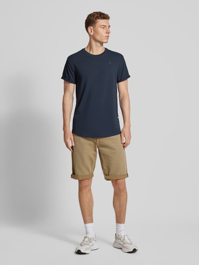 G-Star Raw T-Shirt mit Label-Print Marine 1