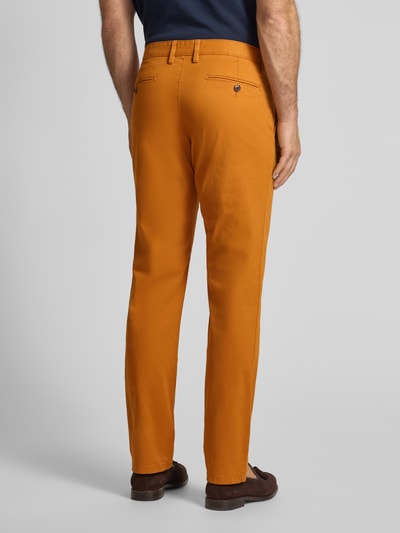 Christian Berg Men Regular fit chino met achterzakken Koper - 5