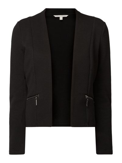 Tom Tailor Denim Blazer mit Rippenstruktur Black 2