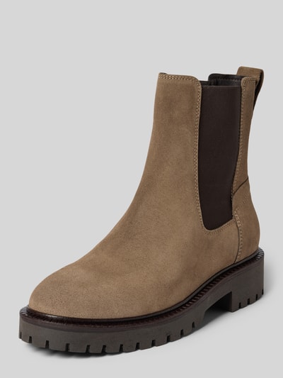 Marc O'Polo chelsea boots van echt suède model 'PHIA 14' Beige - 1
