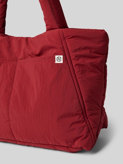 MSCH Copenhagen Shopper met labeldetail, model 'SIRIA SASJA' Donkerrood - 3