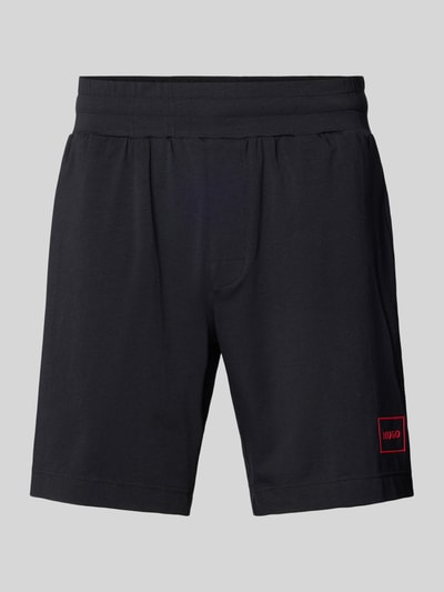 HUGO Regular Fit Shorts mit Label-Detail Modell 'Laze' Black 2