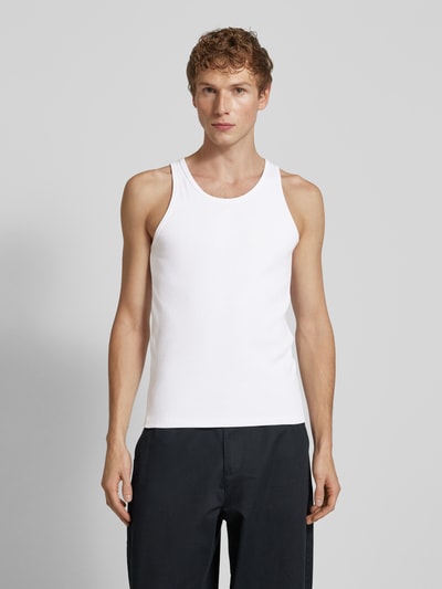 Jack & Jones Tanktop mit Label-Detail Modell 'JORIS' Weiss 4