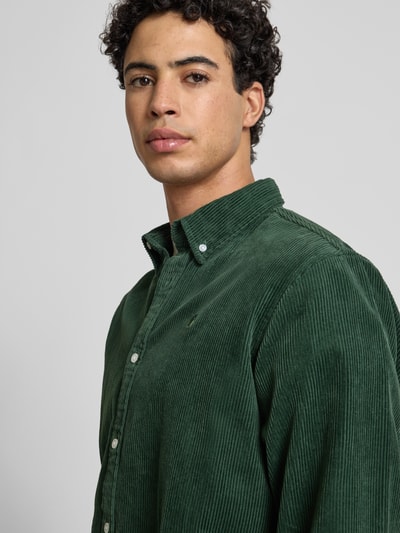 Carhartt Work In Progress Koszula casualowa o kroju regular fit z imitacji sztruksu model ‘Madison’ Ciemnozielony 3