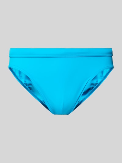 HOM Badehose mit Label-Patch Modell 'SEA LIFE' Tuerkis 1