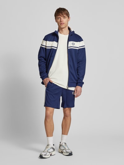 SERGIO TACCHINI Korte broek met elastische band, model 'PIETRAPERTOSAA' Donkerblauw - 1