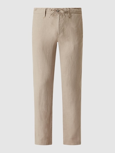 NO EXCESS Jogpants aus Leinen  Beige 2