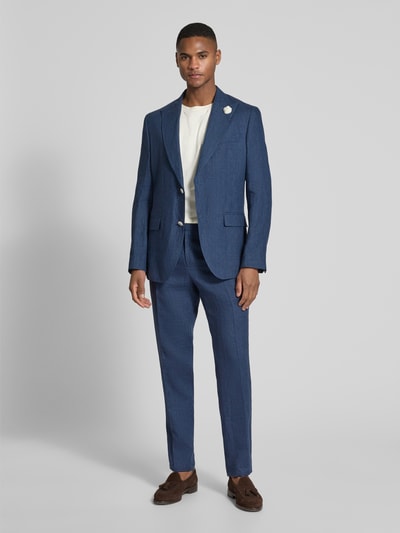 BOSS Slim Fit Leinensakko aus reinen Leinen Marine 1