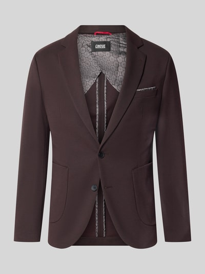 CINQUE Slim fit colbert met viscose, model 'Data' Bordeaux - 2