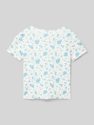 Only T-shirt met all-over motief, model 'KOGEVIG' Offwhite - 3