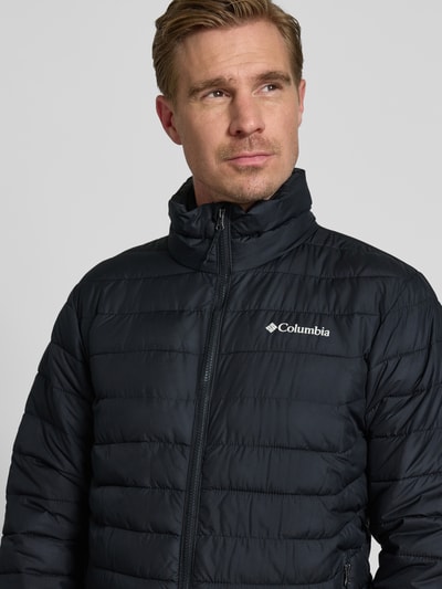 COLUMBIA Steppjacke mit Label-Print Black 3