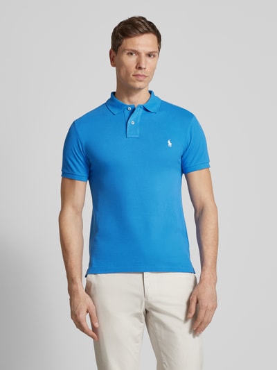 Polo Ralph Lauren Poloshirt mit Label-Stitching Royal 4