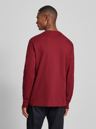 Polo Ralph Lauren Custom Slim Fit Longsleeve mit Rundhalsausschnitt Bordeaux 5