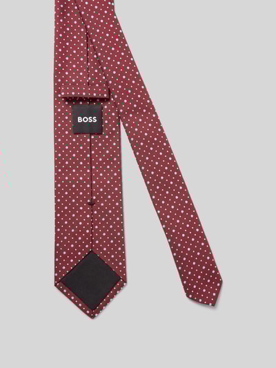 BOSS Krawatte aus Seiden-Mix Dunkelrot 2