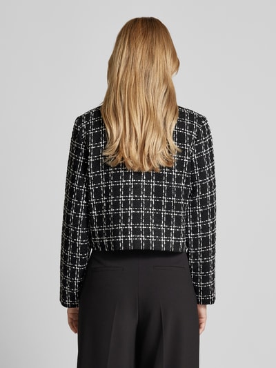 Vero Moda Tweed jack met sierknopen Zwart - 5