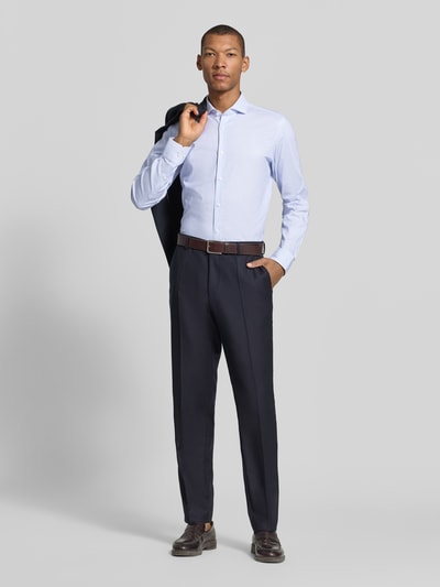BOSS Regular Fit Businesshemd mit Kentkragen Bleu 1