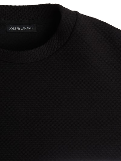 Joseph Janard Sweatshirt mit Waffelstruktur Black 2