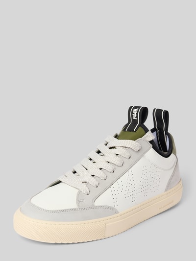 P448 Sneakers met vetersluiting, model 'SOHOSOCKS' Wit - 1