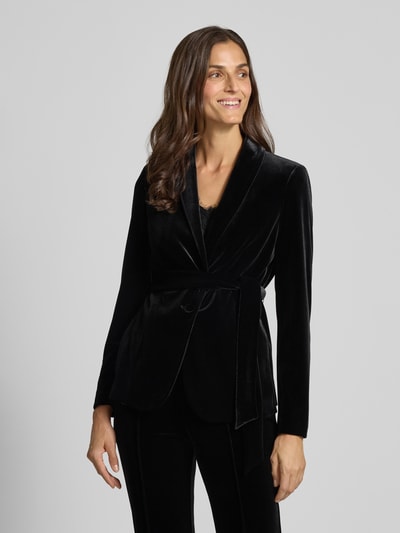 Christian Berg Woman Selection Blazer van fluweel met reverskraag Zwart - 4