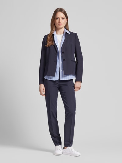 Jake*s Collection Blazer mit mit Viskose-Anteil und Paspeltaschen Marine 1