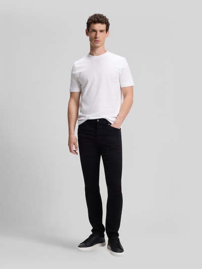 BOSS Regular fit t-shirt van puur katoen model 'Thompson 02' Wit - 1
