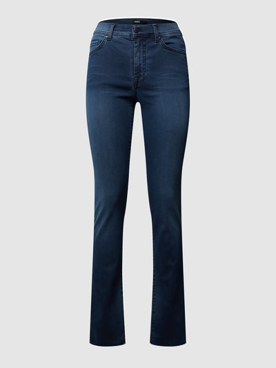 Angels Bootcut jeans met contrastnaden, model 'CICI' Donkerblauw - 2