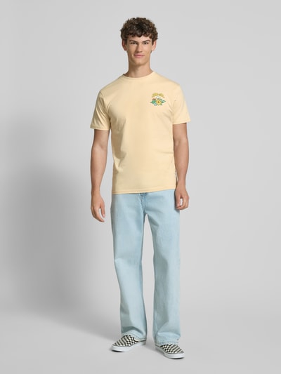 SANTA CRUZ T-Shirt mit Label-Print Modell 'WINKOWSKI' Beige 1