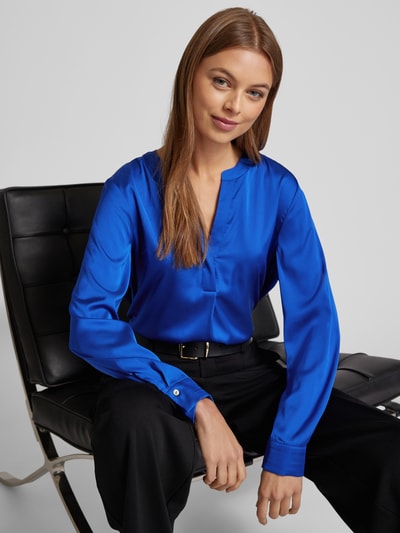 Christian Berg Woman Selection Slim Fit Bluse mit Tunikakragen Blau 3