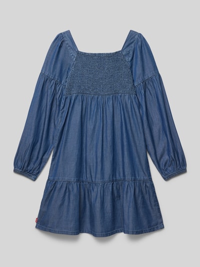 Levi’s® Kids Jurk in denimlook. Rookblauw - 3