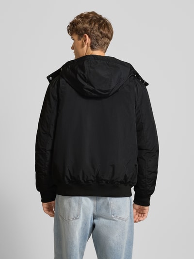 Tommy Jeans Regular Fit Bomberjacke mit Kapuze Black 5