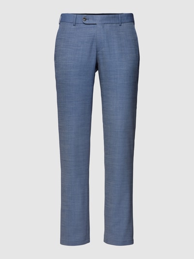 ATELIER TORINO Pantalon met stretch, model 'Milo' Blauw - 2