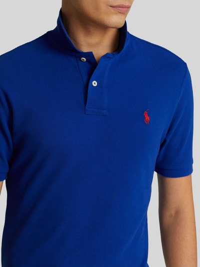 Polo Ralph Lauren Koszulka polo o kroju slim fit z czystej bawełny Królewski niebieski 3