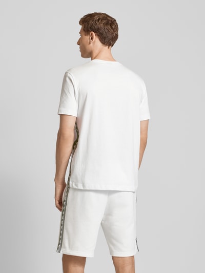 CHAMPION T-shirt met labelprint Offwhite - 5