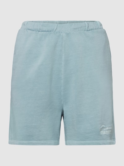 Guess Sweatshorts mit Label-Stitching Jeansblau 2