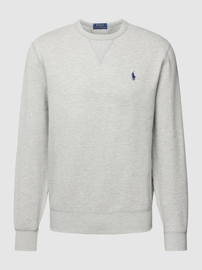 Polo Ralph Lauren Sweatshirt mit Logo-Stitching und Regular Fit Hellgrau 2