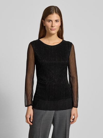 ZABAIONE Blouse met ronde hals Zwart - 4