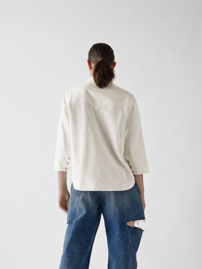 R13X Ports 1961 Jeansbluse mit Pattentaschen Offwhite 5