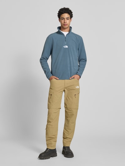 The North Face Polarowa bluza z zamkiem model 'GLACIER' Szaroniebieski 1
