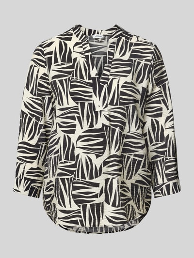 s.Oliver RED LABEL Bluzka o kroju regular fit z mieszanki wiskozy Czarny 2