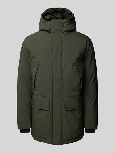 PEAK PERFORMANCE Parka mit Eingrifftaschen Modell 'Ground' Oliv 1